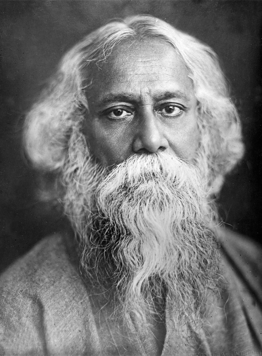 #TalDíaComoHoy de 1861 nació Rabindranath Tagore, poeta bengalí, Premio Nobel de Literatura en 1913. (f.1941) #AutoresPenguin