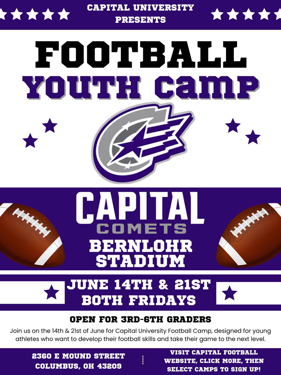 Capital Football Camps are open. We are excited to offer youth camps this year as well! campscui.active.com/orgs/BrianFoos…