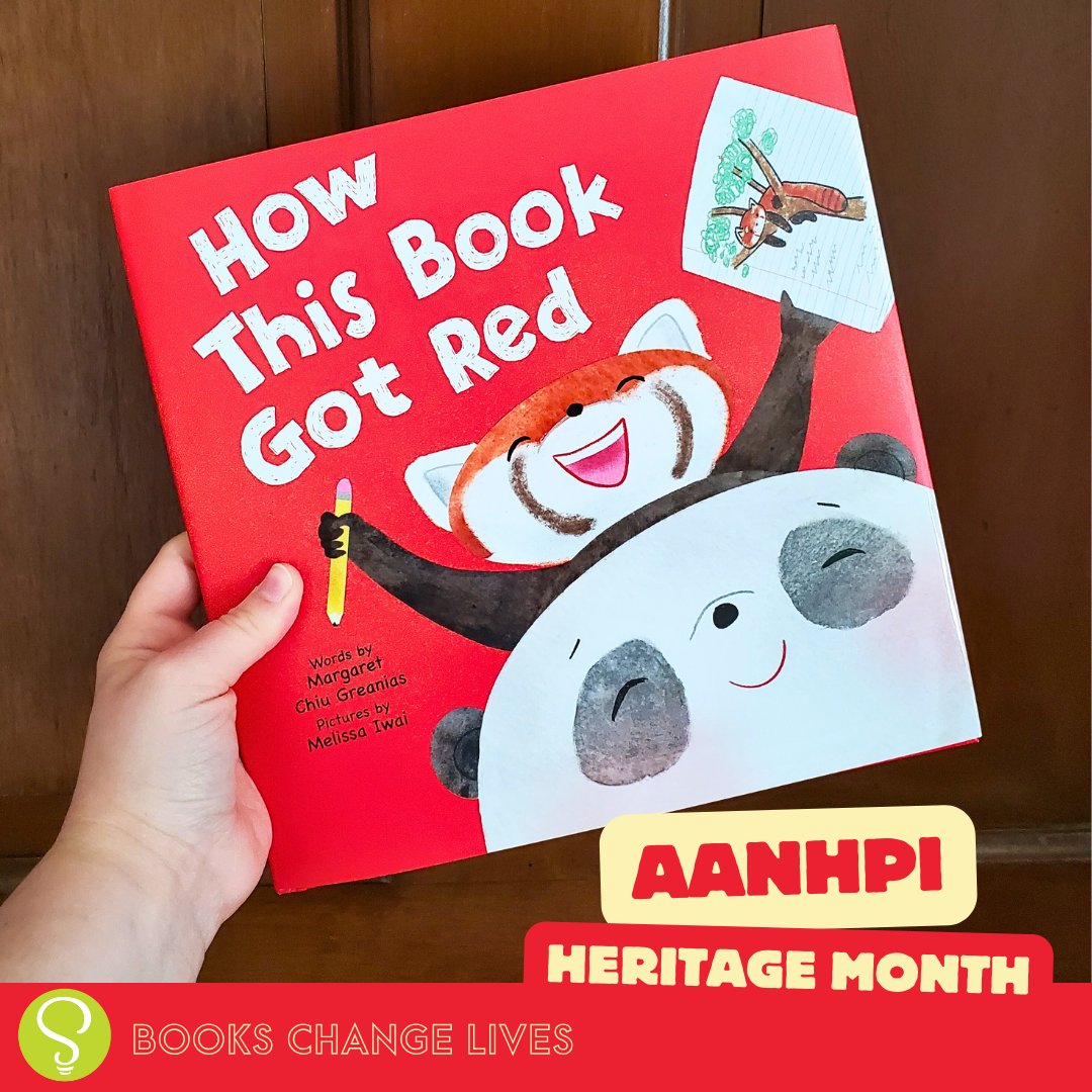 🎉Celebrate AANHPI Heritage Month by reading books by AANHPI authors! Follow Red the red panda's quest for representation in 'How This Book Got Red' by Margaret Chiu Greanias & Melissa Iwai. 📚 #kidlit #kidsbooks #aanhpi #AANHPIHeritageMonth