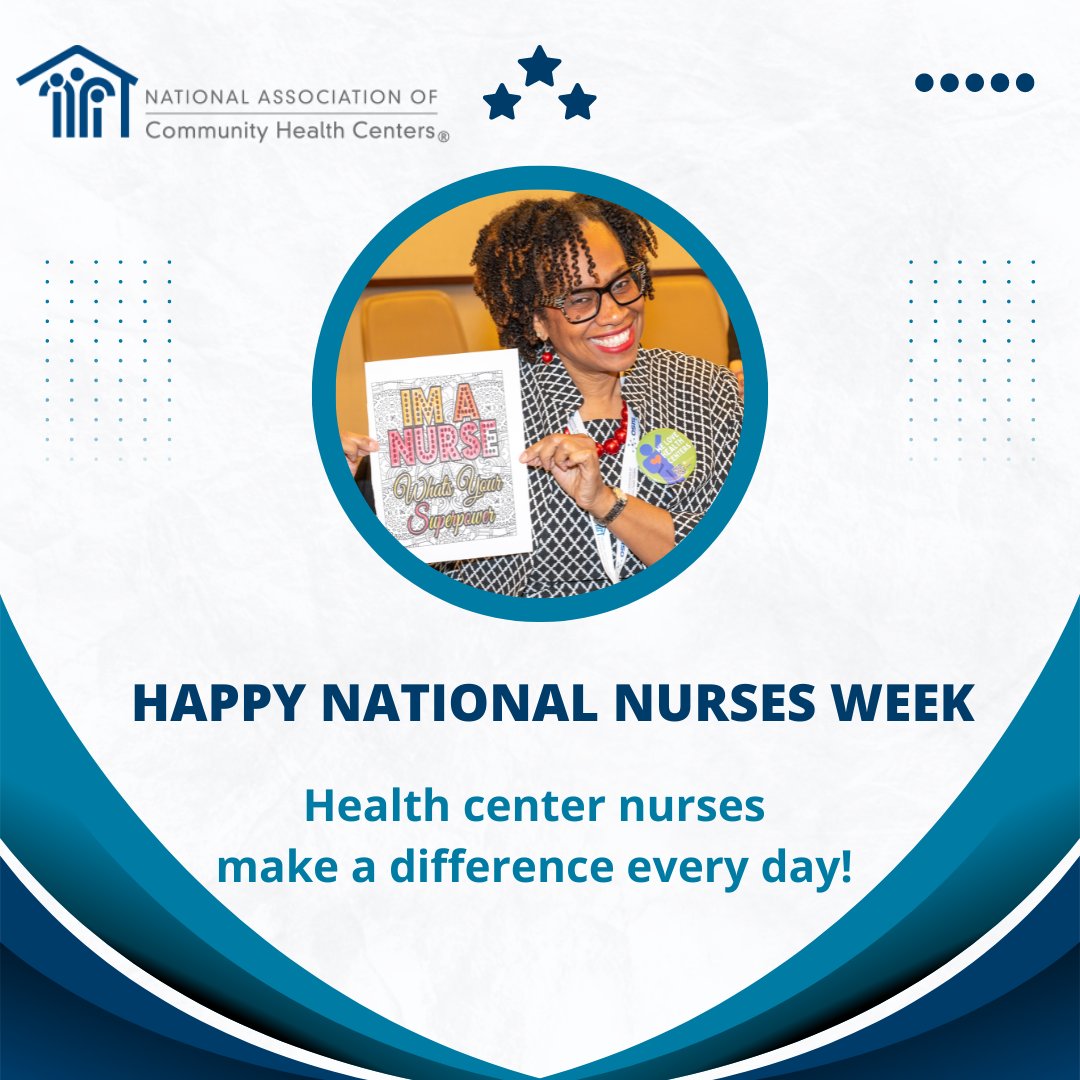 This week NACHC is celebrating the incredible Community Health Center nurses who make a difference with their unwavering dedication and compassionate care in the lives of patients and families! #NursesWeek #ValueCHCs