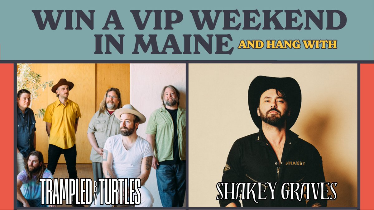 Donate to Sweet Relief + @backline_care's Music Mental Health Fund and win a VIP weekend in Maine to hang with @tbtduluth & @ShakeyGraves + a signed guitar! Learn more and enter to win👉 bit.ly/3QgifkL @winwithfandiem