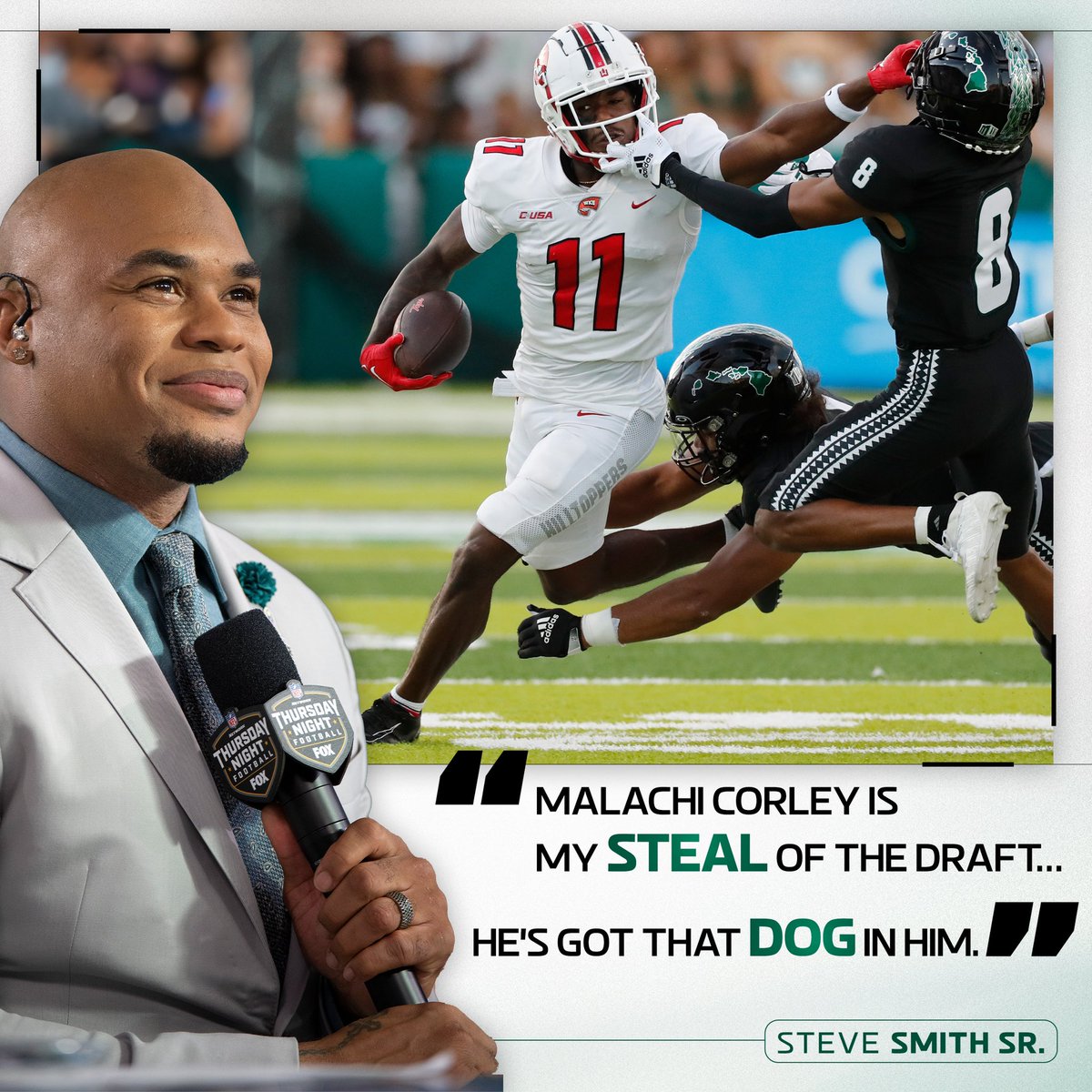 .@CorleyMalachi is going to do big things in the green and white.
