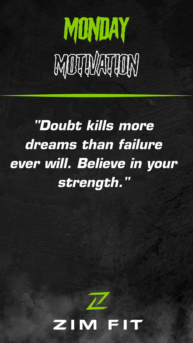 Believe in your strength. Crush doubts. #MotivationMonday