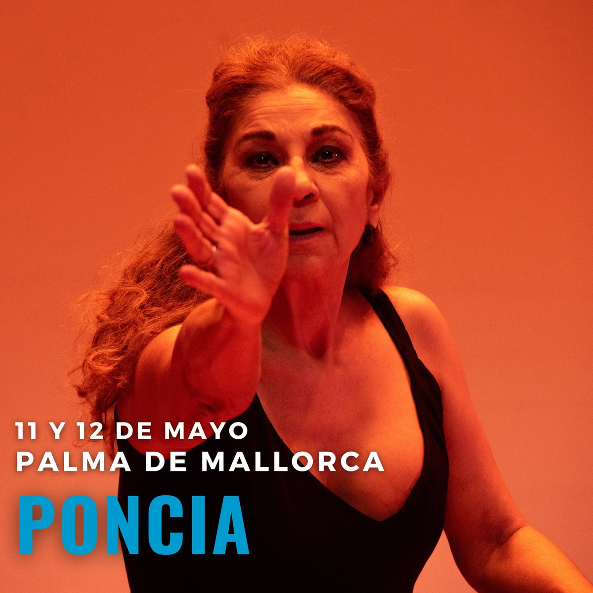 Los días 11 y 12 de mayo🗓️ , @sarandonga55 y su #Poncia llegan al @auditoriumpalma  🏝️

Una obra protagonizada por #LolitaFlores y escrita y dirigida por #LuisLuque a partir de 'La casa de Bernarda Alba' de #Lorca 🌹

#Mallorca, ¡Os esperamos en el teatro! 🎭

@JCimarro