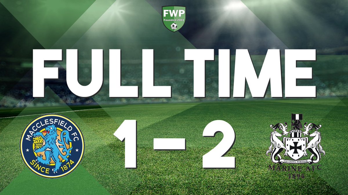 NorthernPremLge's tweet image. FULL-TIME: Macclesfield 1-2 Marine @PitchingIn_ fwp.co/ambQ2M