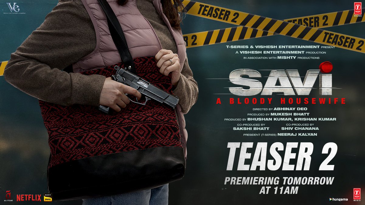 What secrets lie behind #Savi's plan for a Jailbreak? Stay tuned to know her story.

#SaviABloodyHousewifeTeaser 2 premiering tomorrow! 

bit.ly/Savi-ABloodyHo…

#SaviABloodyHousewife in cinemas 31st May, 2024.

<a href="/AnilKapoor/">Anil Kapoor</a> #DivyaKhossla #HarshvardhanRane  <a href="/deo_abhinay/">AbhinayRameshDeo</a>
<a href="/TSeries/">T-Series</a>