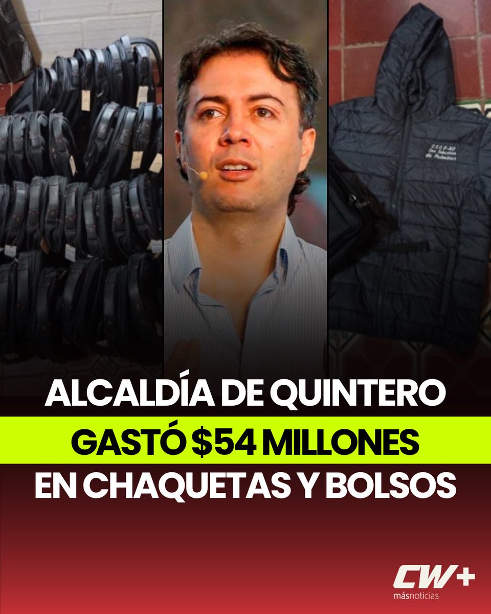 ANTIOQUIA | Tras la renuncia de Quintero a la Alcaldía de Medellín, diferentes irregularidades de su administración han salido a la luz.

En esta ocasión, se conoció un contrato del año 2023 por más de $54.000 millones de pesos para la compra de 37 chaquetas y 37 bolsos.

Lo…