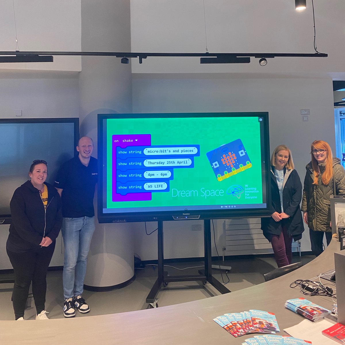 On 25 April, Matty from our Dream Space team ran a teacher training event on micro:bit. 🧑‍🏫

The teachers were introduced to this pocket-sized computer and discovered how they could use it in the classroom. 💡

Thank you to everyone who attended! 👏

#MSDreamSpace | @MS_eduIRL