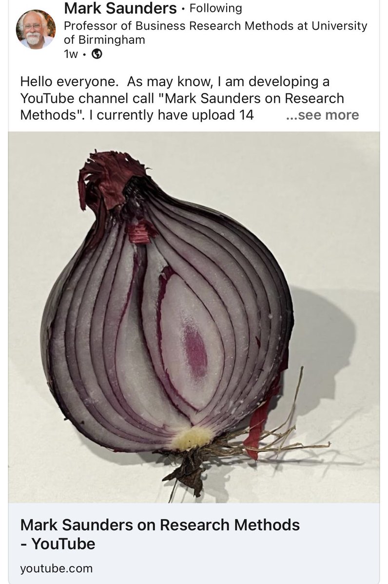 Great share from Professor Mark over on LinkedIn