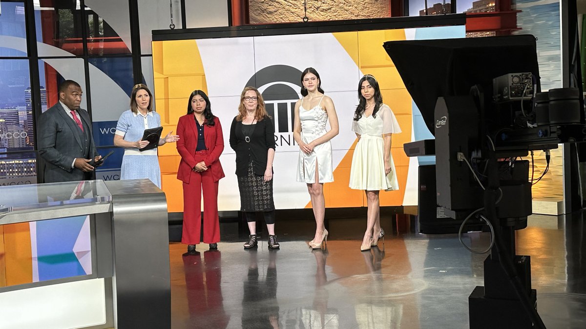 This morning #MplsCollegeSODA Apparel Technologies student Lizeth Lema Puma shared her designs alongside instructor Renalie Bailey on @WCCO. See more inspiring designs at the BluePrint: Student Fashion Show this Thursday, May 9. cbsnews.com/minnesota/vide…