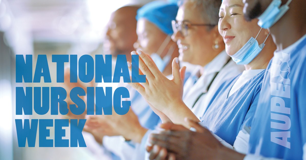 It’s National Nursing week! The work of RN's, LPN’s, and health care aides is crucial for our health, our families, & our province. It’s time that their wages reflect that. Let’s share our appreciation and solidarity as their teams bargain for what they deserve.