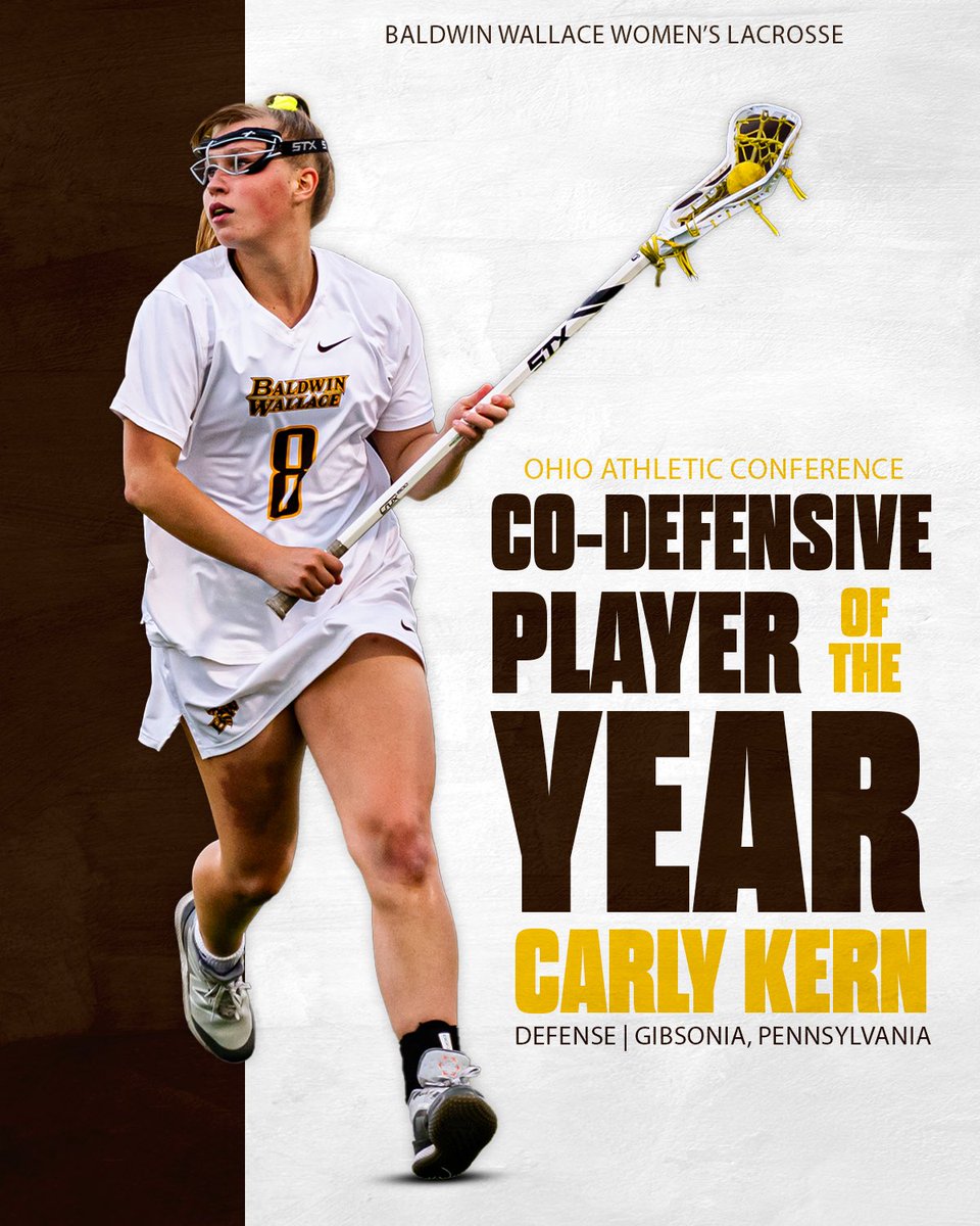 Carly Kern isn’t just first team All-OAC, she’s your <a href="/OHAthleticConf/">Ohio Athletic Conference</a> 𝐂𝐨-𝐃𝐞𝐟𝐞𝐧𝐬𝐢𝐯𝐞 𝐏𝐥𝐚𝐲𝐞𝐫 𝐨𝐟 𝐭𝐡𝐞 𝐘𝐞𝐚𝐫!