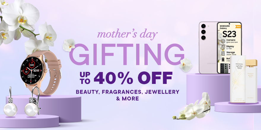 Mother's Day is around the corner, find the perfect Mother's Day gifts with up to 40% OFF on beauty, fragrances, jewellery, and more! Shop now: bit.ly/3JLfjcd