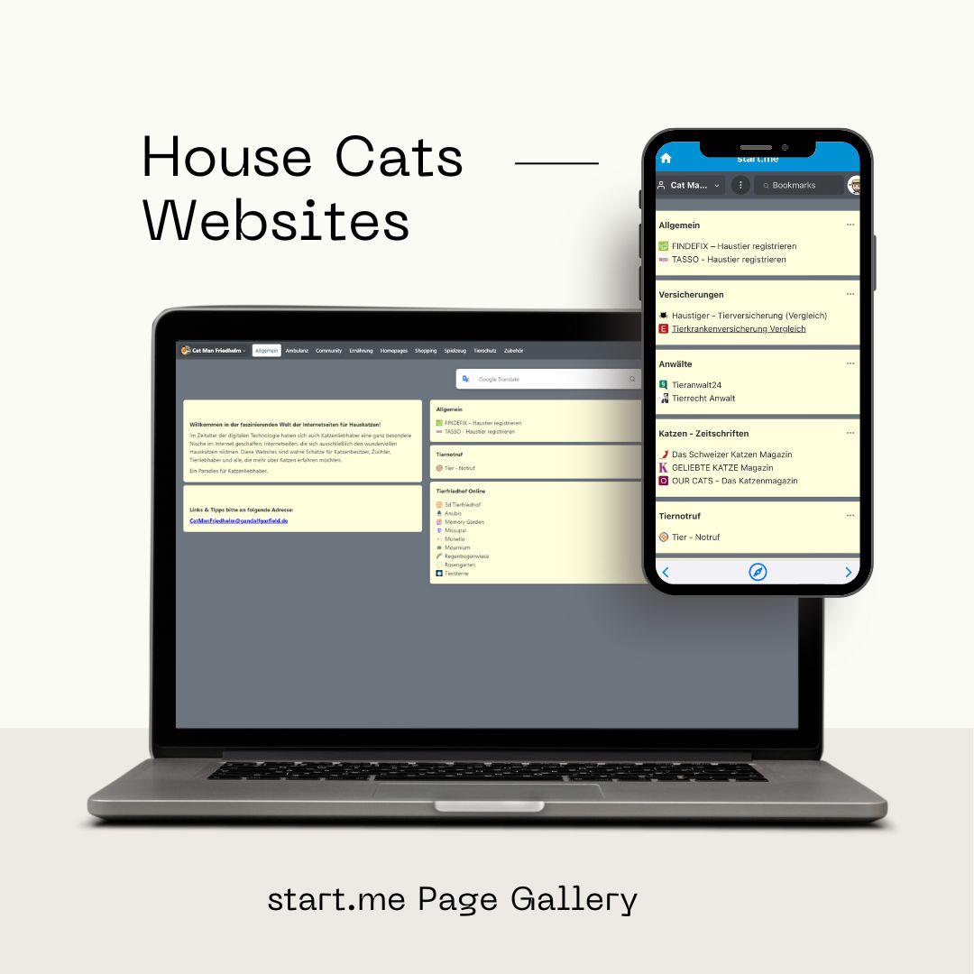 Hey cat owners! 🐱 Check out these pawsome resources. Everything you need to keep your feline friend happy and healthy! (In German, translate if necessary) start.me/p/LbMKMl/allge… #CatLovers #PetCare