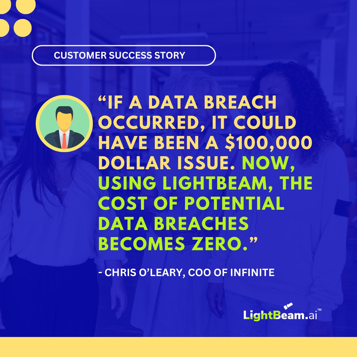 Institutions trust LightBeam.ai to keep their data safe, and for good reason. Check out how Infinite Investment Systems Ltd. proactively navigates data risk management with LightBeam - bit.ly/4bhXw8a