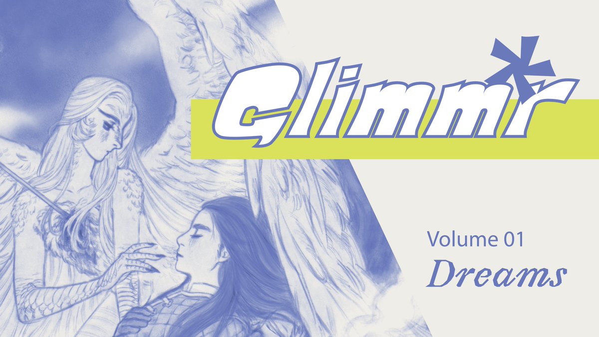 ☁️KICKSTARTER IS NOW LIVE!☁️ 👩‍❤️‍💋‍👩Glimm*r Vol. 1 Dreams is a yuri anthology featuring comics and illustrations. Follow the link below to check it out! ⬇️⬇️⬇️