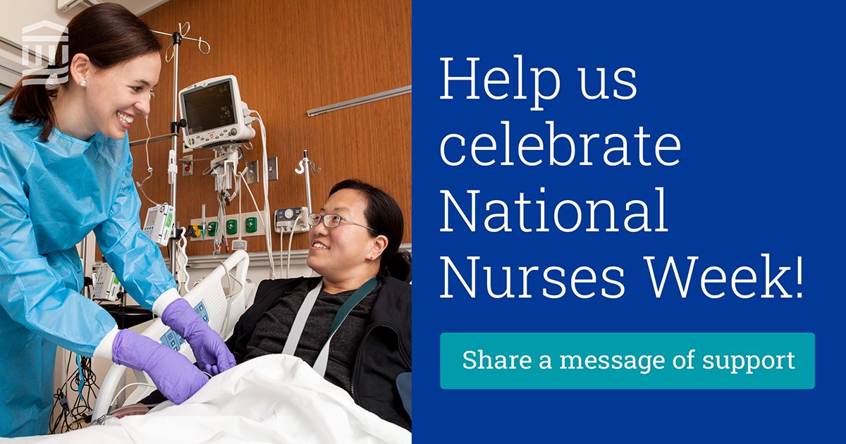 Today kicks off the official start of #NationalNursesWeek! Please take this time to acknowledge Mass General’s talented nurses and all they do by sharing a note of appreciation on our virtual Share Your Support wall. #MGHFund #MassGeneralGiving spklr.io/6011U6ID