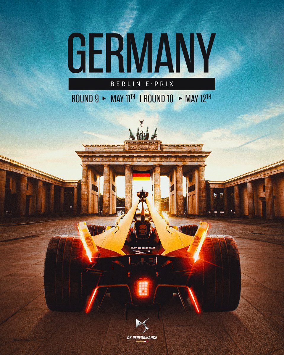 DS_Performance's tweet photo. Es ist Rennwoche in Berlin 🇩🇪 

#DSautomobiles #DSPENSKE #BerlinEPrix https://t.co/l6eyGRXYP2