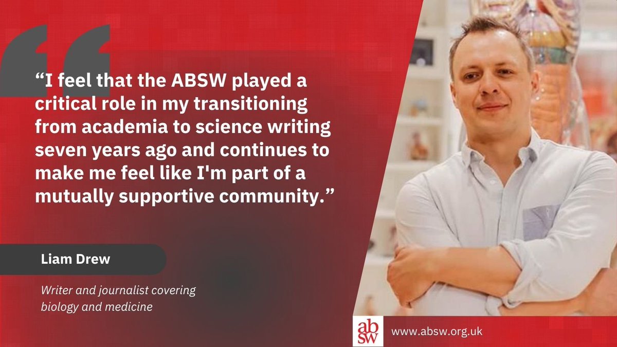 ❓ In one sentence, what does it mean to be an #ABSWmember? @liamjdrew 📂 ABSW Survey 2023: zurl.co/kpGK Want to join ABSW? 👉 zurl.co/8OYl