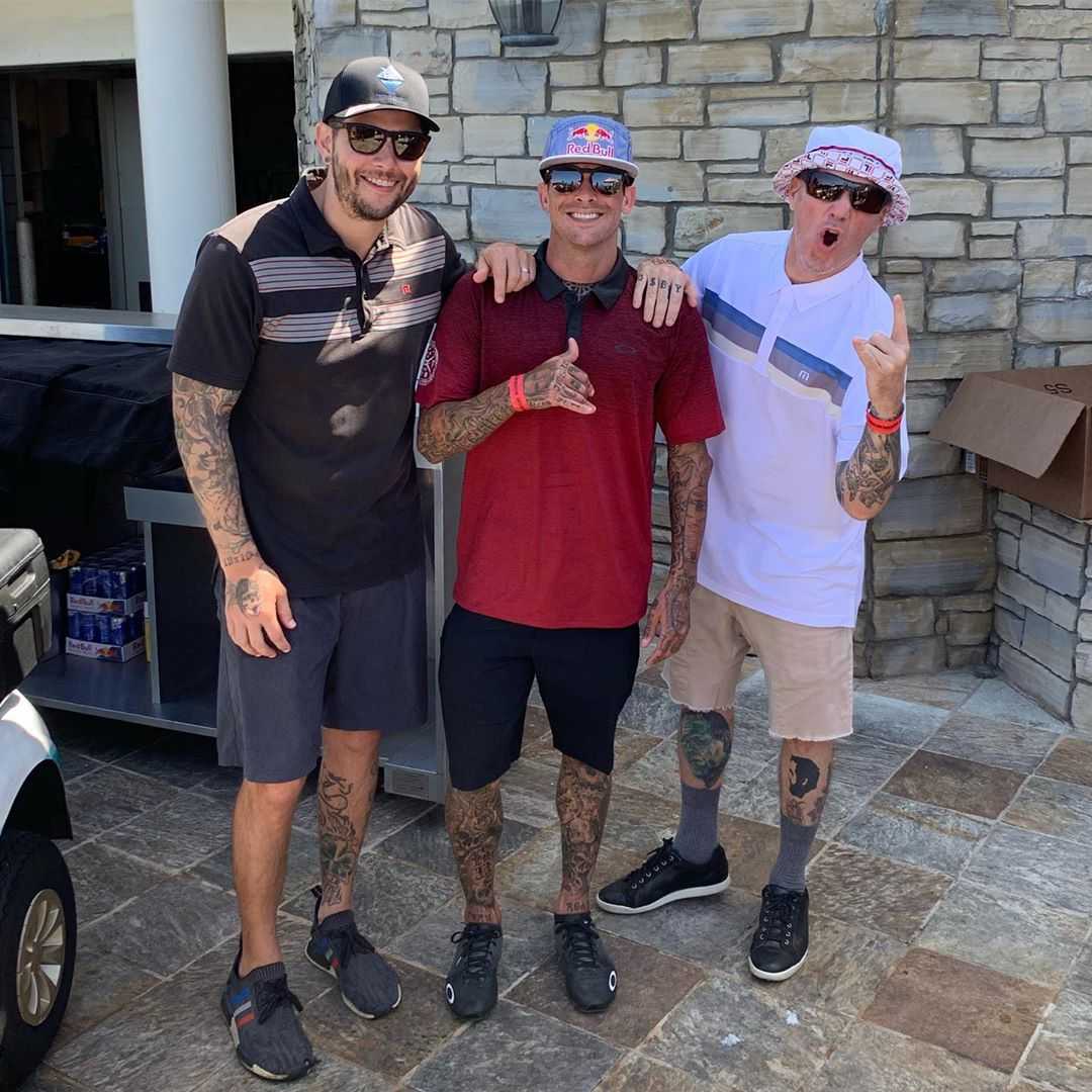 Matt, Ryan Sheckler and Fred Durst hanging out at the Monarch Beach Golf Links in Dana Point, California for the 12th Annual Sheckler Foundation Golf Tournament - 8th September 2019 📷: Ryan's IG - @/shecks