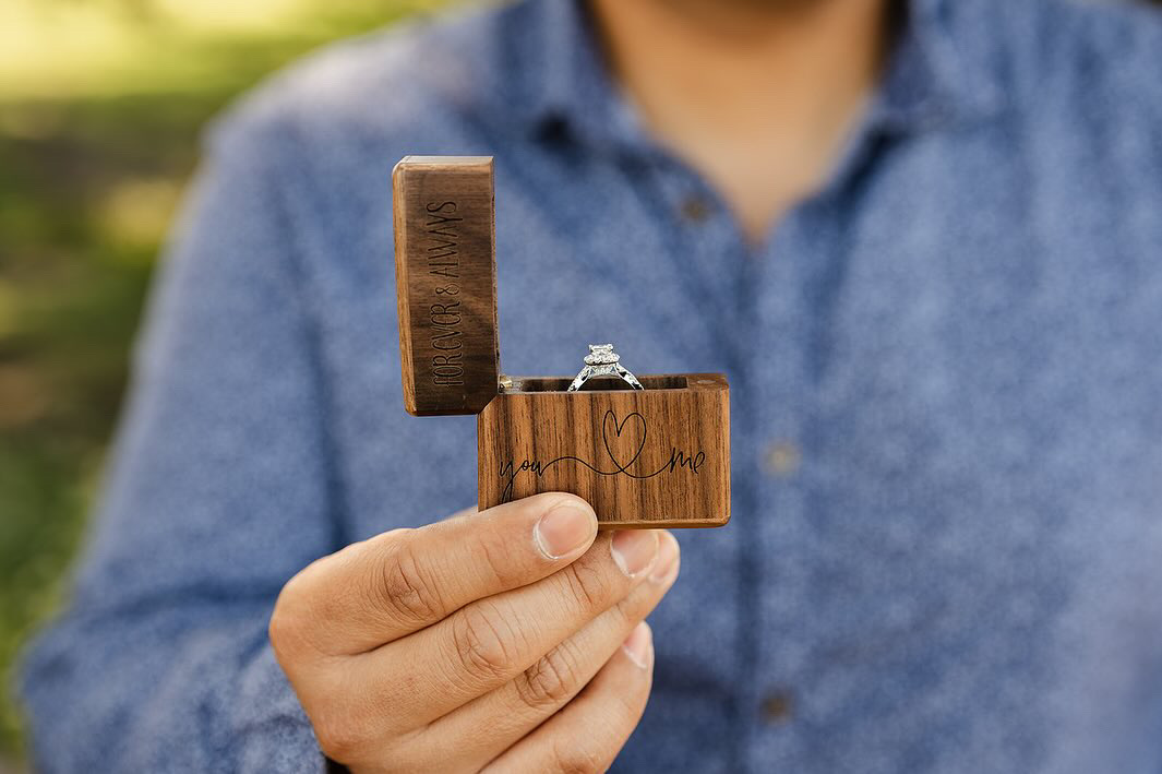 Promises carved in wood, promises set in stone, our rings are as eternal as the vows you make. 📸: sarafukushima 💎: @KayJewelers #NeilLane #EngagementGoals #MarriageGoals #WeddingVibes #BridalInspiration #LoveStory #Marriage #Wedding #Love #CoupleGoals #Bridal