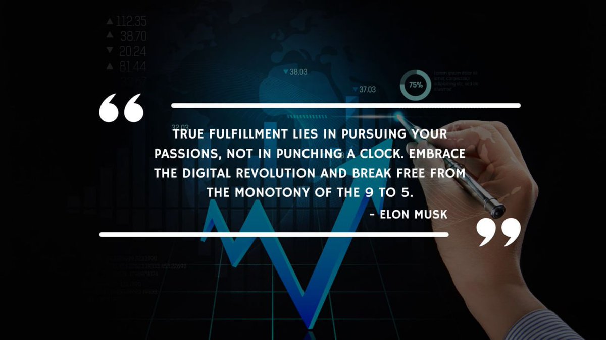 pris_mx's tweet image. Find your true fulfillment by chasing passions, not the clock! ⏰💼 There is no better time to dive into the digital era and liberate yourself from 9 to 5 routines. 

#PassionPursuit #DigitalFreedom #BreakTheRoutine #LiveYourPassion #EmbraceChange #FutureOfWork #Escape9to5…