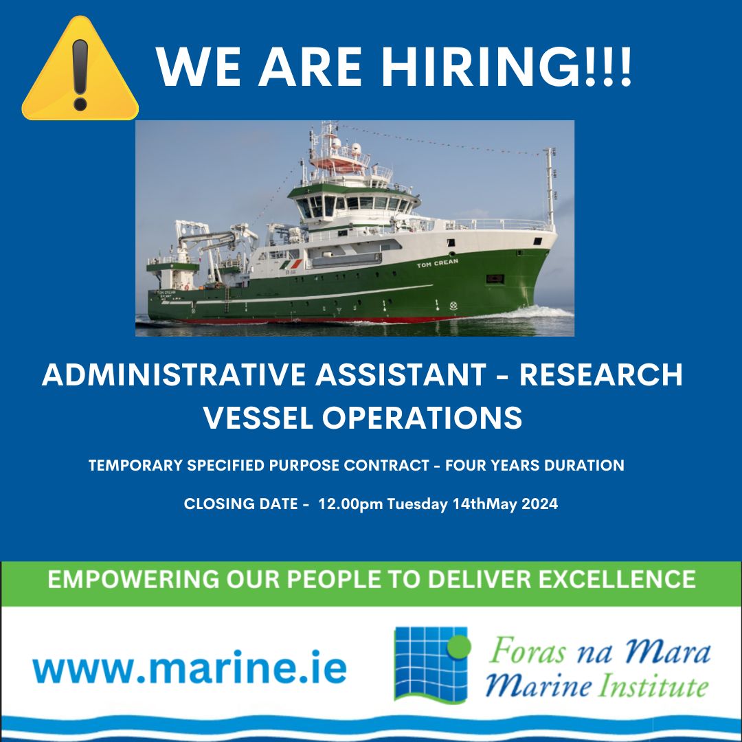 🟣ADMIN ASSISTANT JOB VACANCY Providing admin support within the RV Ops team. #Budgets #Projects #ResearchVessels @RVMarineInst Click 🔗bit.ly/4aaDFHi for a detailed job description 📅Closing date is 12pm, Tuesday 14 May 2024. #Marine #Admin #Job #Office