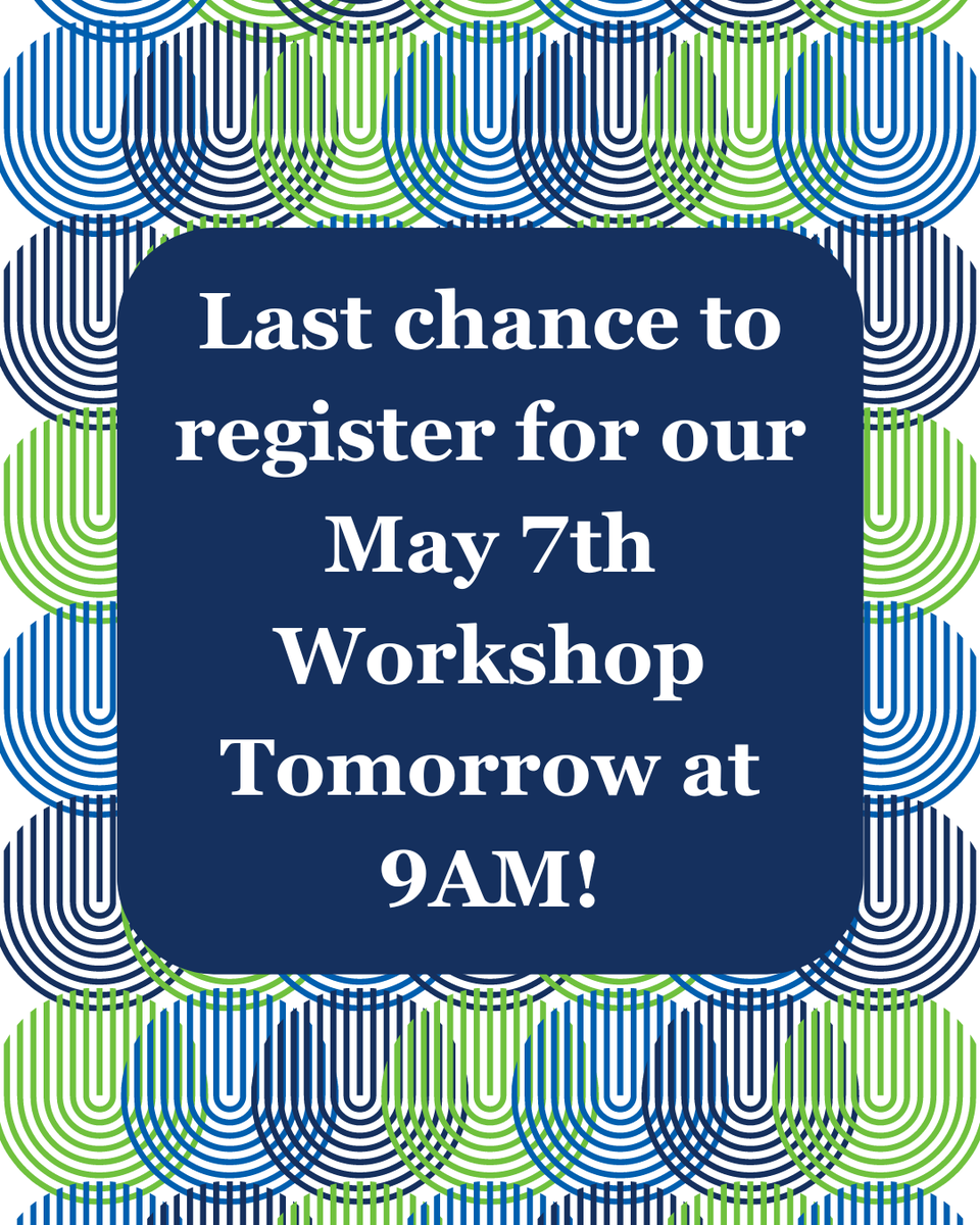 There is still time to register for the Small Business Requirements and Resources Workshop! 
Registration: eventbrite.com/e/small-busine…
#smallbusiness #smallbusinessresources #smallbusinesssupport #smallbusinessguide #smallbizbigimpact #entreprenuer #entreprenuership