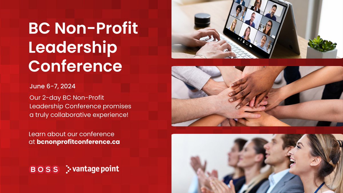 @UnitedWay_BC is proud to sponsor the 2024 BC Non-Profit Leadership Conference on June 6-7, 2024, hosted by @vantagepnt! If you’re a non-profit partner, read more about the conference and secure your ticket today. bossvancouver.ca #2024BCNPLC