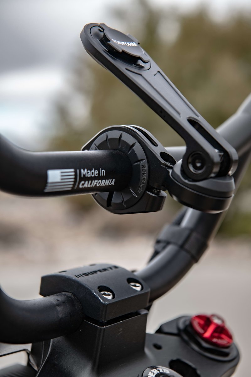 With our RokLock™ Twist Lock system, you can cruise anywhere knowing your phone will always be up for the ride. 💪🔒
Shop: rokform.com/products/motor…

#rokform #bikemount #bikeaccessories  #phonemount #phoneholder #ebike #electricbike