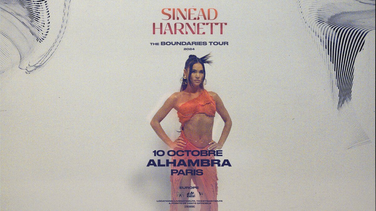 ANNONCE / A l'occasion du Boundaries Tour, @SineadHarnett sera en concert exceptionel à l'Alhambra le 10 octobre prochain ! Prévente Live Nation mercredi 7 mai à 10h Mise en vente générale vendredi 10 mai à 10h 🎫 ow.ly/sk2U50RxhPy