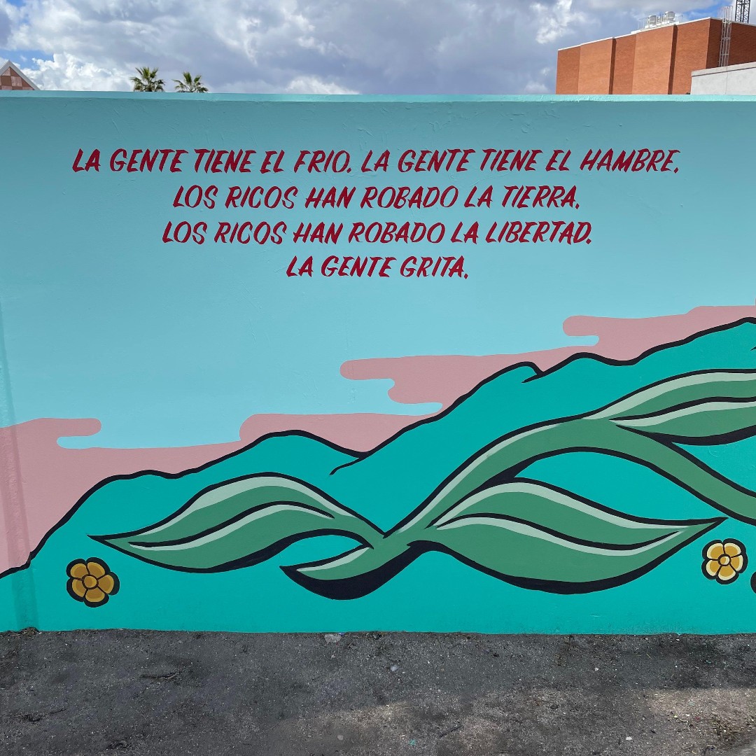 'It's art without an access barrier. It’s there on the street for the people.' Check out our interview with Jenna Tomasello, the muralist who reiterated Leslie Marmon Silko's 'Snake Mural.' @jennatomasello poetry.arizona.edu/blog/jenna-tom…