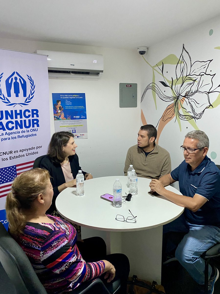 Pleased to visit Guatemala’s #CAPMiR Centra Sur, where @StatePRM partners with @Refugees ACNUR, @OIMGuatemala, @unicefguatemala, the Government of Guatemala, and other humanitarian partners to provide protection and humanitarian assistance for refugees, asylum-seekers, and