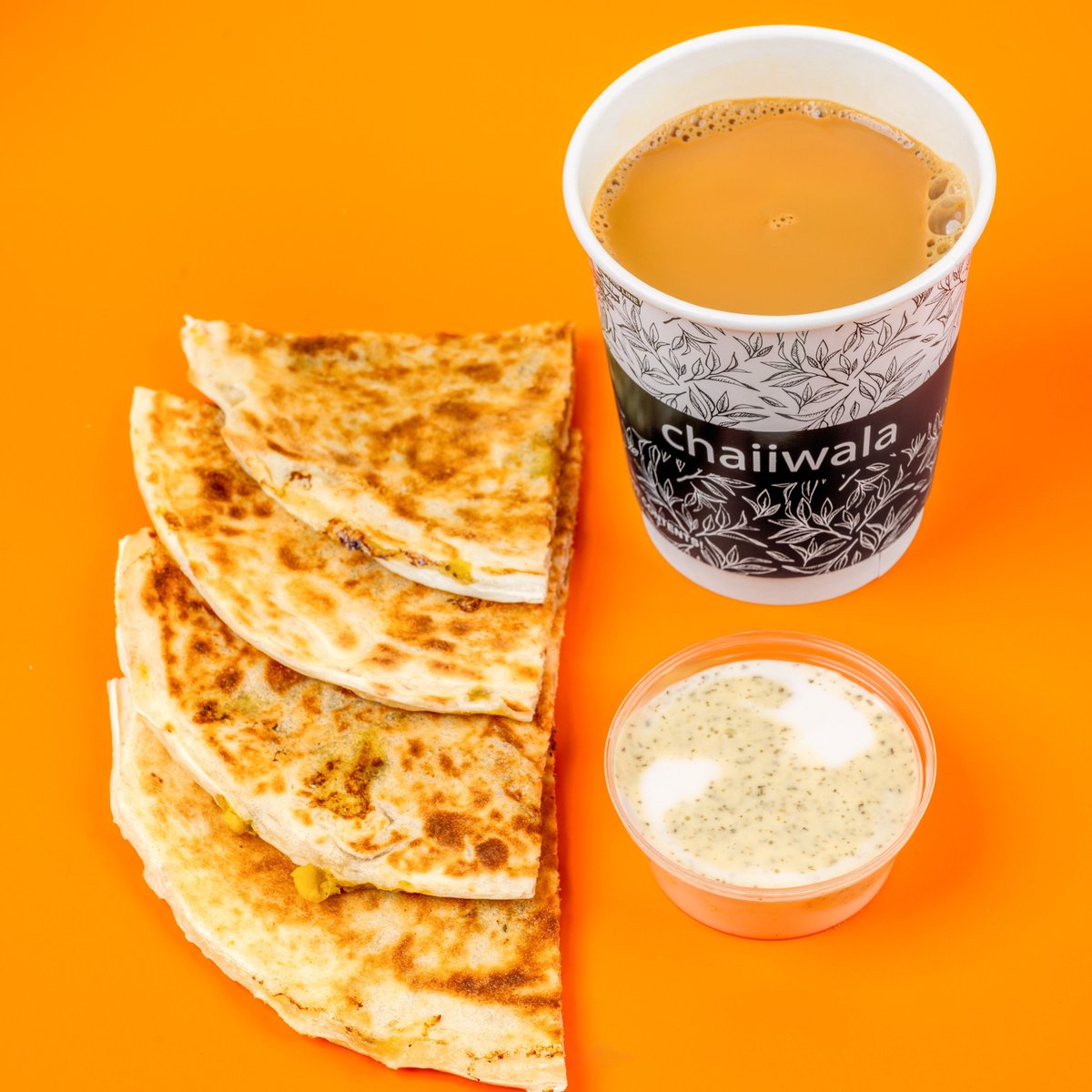 Indulge in the comforting warmth of freshly made Aloo Paratha at chaiiwala® ⁠ ⁠ It's the perfect companion to your chaii⁠