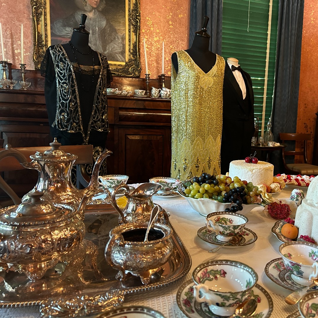 Today is the Met Gala. Eldon House might not be the Met, but we do have fashion for days. These beautiful 1920s pieces were lent to us from the Fashion History Museum and Museum London. #LocalHistory #MetGala #LdnOnt #Fashion