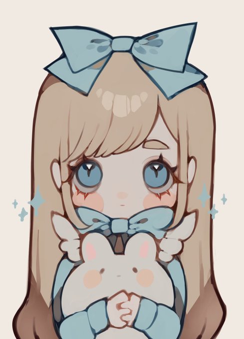 「blue eyes rabbit」 illustration images(Latest)