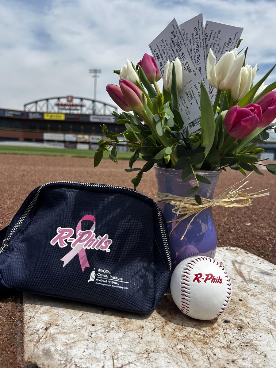 Is there really any better way to show Mom you love her then with some flowers and Fightins tickets? The R-Phils are having a Mother's Day celebration at the ballpark by giving away a Cross Chest Phanny Pack to the first 1,500 women over 18!