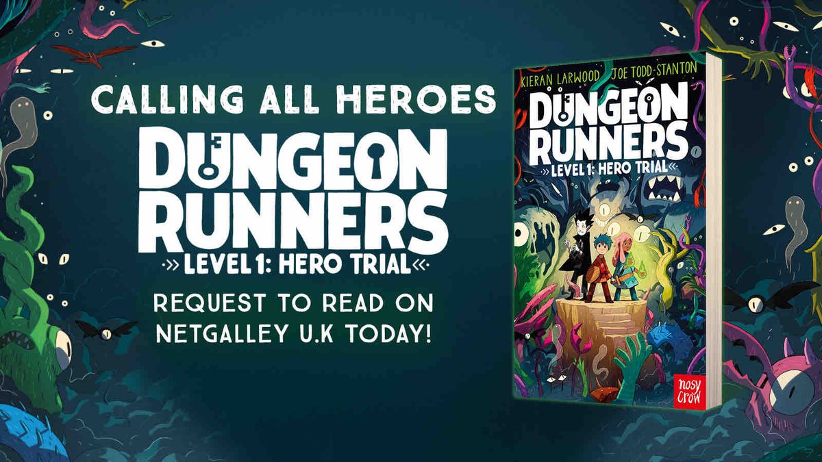 📢Have you heard? Dungeon Runners: Hero Trial from @kmlarwood and @Joetoddstanton is on @NetGalley_UK📢 This is the first in an action-packed fantasy quest series that is perfect for readers 7+⚔️ Request your copy here📚:ow.ly/LYUJ50RaioV