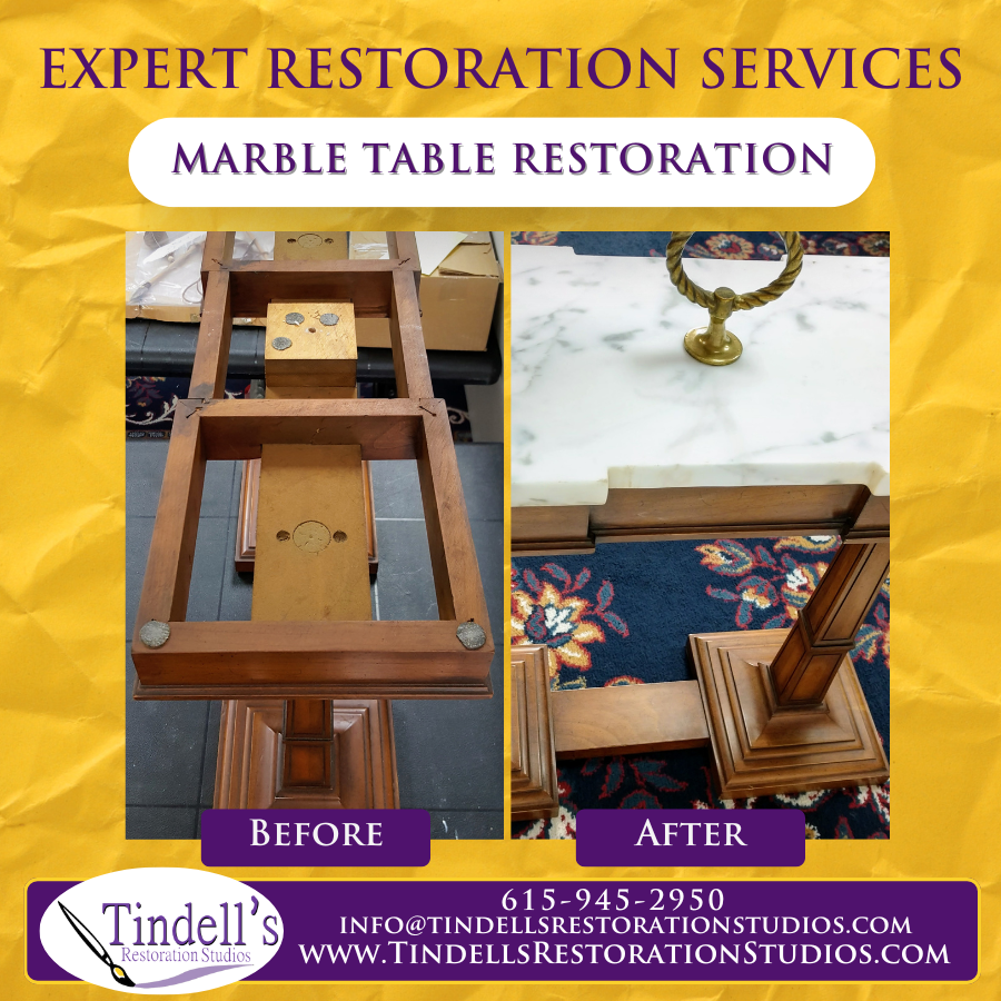 -> MARBLE TABLE RESTORATION

We excel with marble table restorations, treating each piece with the care and precision it deserves.

#MarbleRestoration #TableMakeover #Stone

bit.ly/3PyCt7K