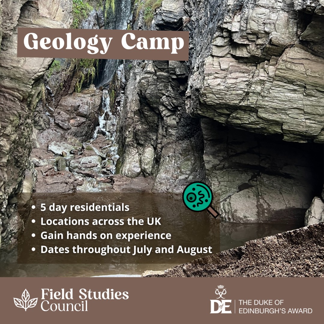 Do you think rocks rock? 🤟 Are you aged 16 - 24 years old? You could be delving deeper into Earth's past. Join one of our Geology Camps to go on a journey of discovery through some of the UK's most influential areas in history. ⛰️🗺️ 👉Secure your spot: ow.ly/Jz7l50RvvkY