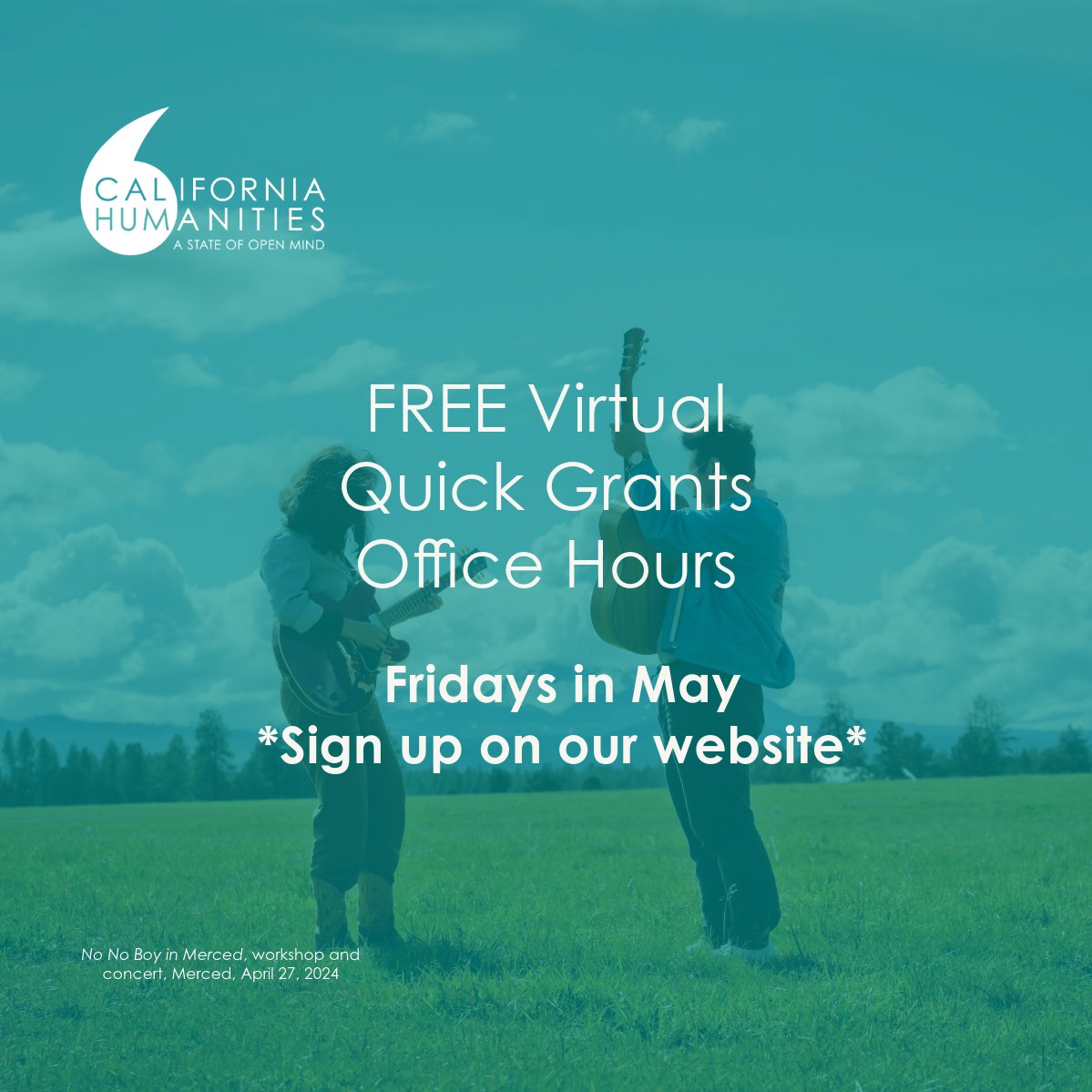 CA_Humanities's tweet image. Want to ask questions about your project, applications, and anything else relating to developing a Quick Grant proposal? Sign up for a virtual Office Hour time slot, available Fridays throughout May: bit.ly/3xZbldf #HumanitiesforAll #infosession