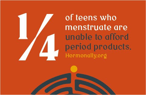 25% of teenage students in the United States have their education impacted due to a lack of period product access. #stopthetampontax #gendergap #periods #periodproducts