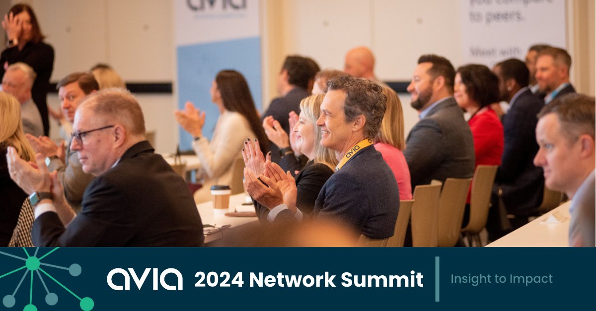 Some of the top health systems in the U.S. will gather in Chicago for the annual #AviaSummit24. We are excited to embark on this gathering of healthcare leaders to grow their knowledge and confidently use insights to make an impact. bit.ly/3JL1LgP