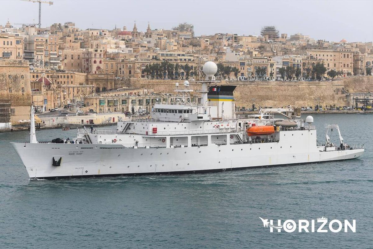 United States Navy USNS Marie Tharp (T-AGS-66) is seen entering Grand Harbour Valletta, on Tuesday 30th April 2024 during it’s maiden port call. Photo: Paul Spiteri Lucas High Res: bit.ly/3wuXnzq #navyvessel #USNavy #Ship #grandharbourmalta #USNSmarietharp