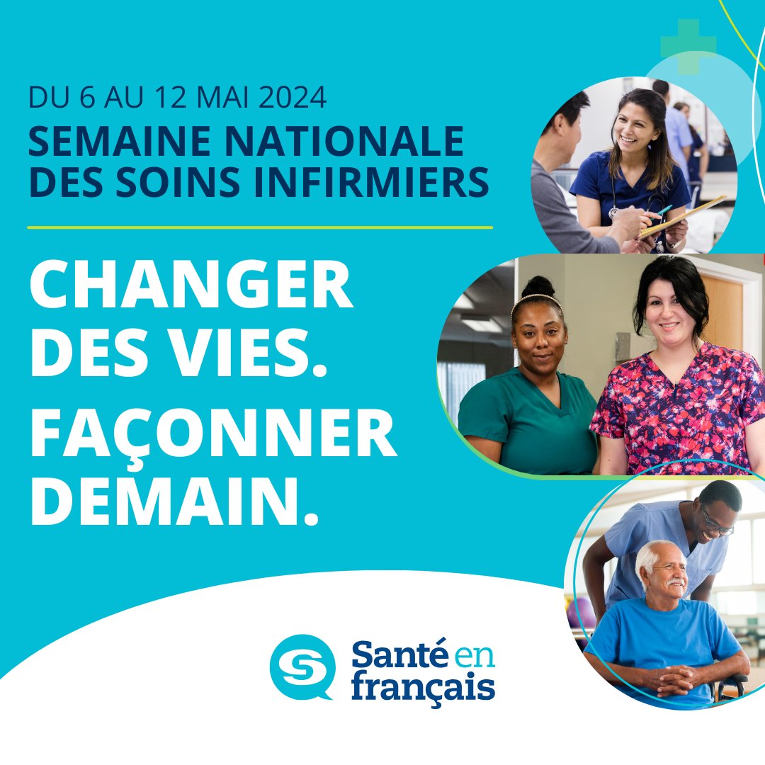 #SemaineNationaledesSoinsInfirmiers - Merci spécial à nos infirmiers·ères! Être accompagné en français par vous est un réconfort immense pour les patients. Merci d’être cette voix rassurante dans leur parcours de soins, reflétant le thème 2024: Changer des vies. Façonner demain.