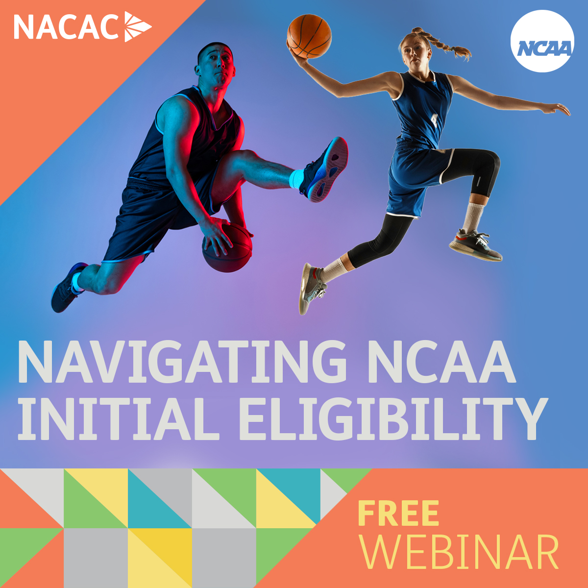 On May 14, NCAA Eligibility Center will discuss updates and changes to the #NCAA initial eligibility process. Gain a better understanding of eligibility requirements & effectively prepare students to navigate the process. ow.ly/bYsr50RxlEI Free for #NACAC members. @ncaaec