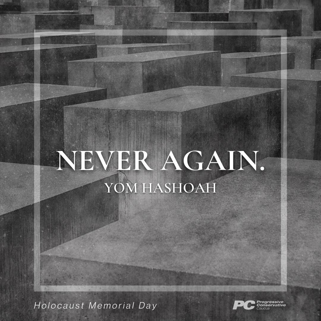 On Yom HaShoah, we remember the 6 million Jewish men, women, and children murdered by the brutal Nazi regime. We also honour the heroes and survivors, many of whom who’ve made Manitoba their home. To them we vow, Never Again.