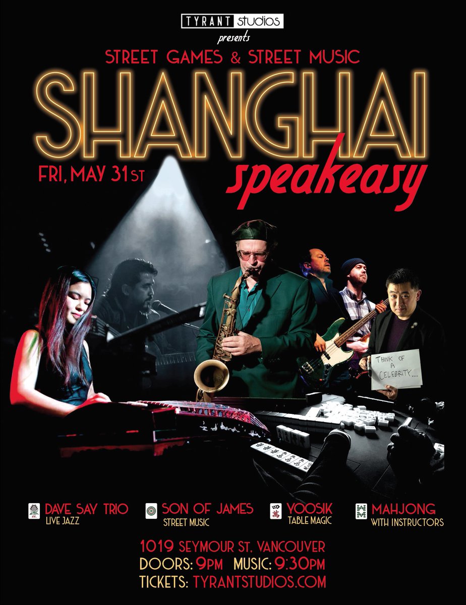 Another event for all you Vancouverites celebrating #AsianHeritageMonth! This May 31st Son of James are hosting a special underground Speakeasy event at one of Vancouver’s historic venues: Tyrant Studios at The Penthouse Night Club fb.me/e/25xQwdcoh