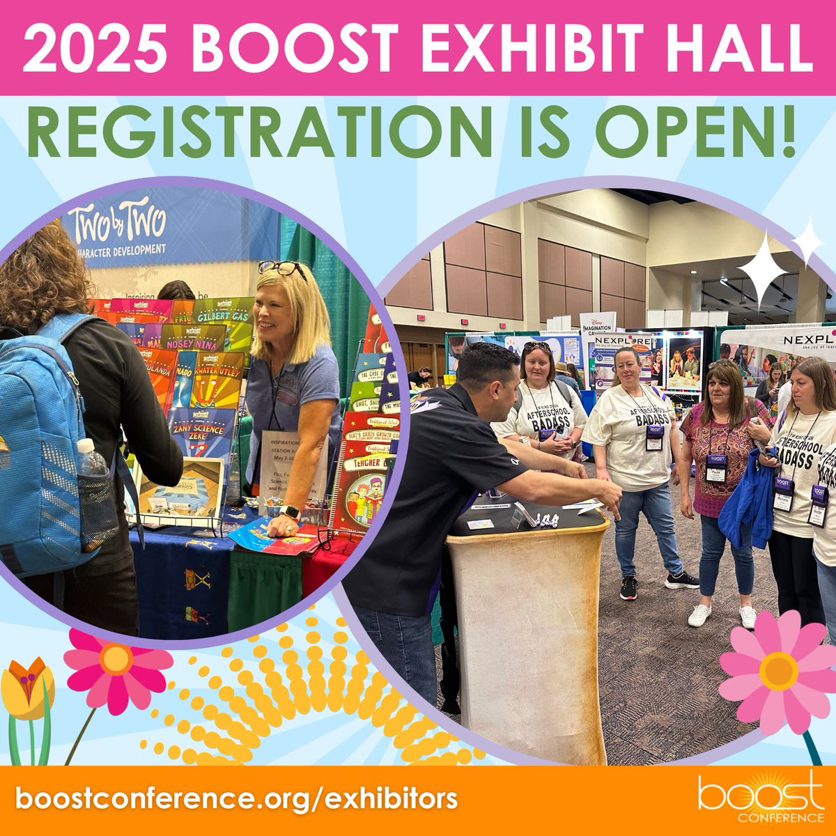 It's official - the BOOST Exhibit Hall is now open for the 2025 #boostconference! Come share your products & services with over 3,500 educators in Palm Springs on April 29-May 2. Grab your booth today, we anticipate that the hall will sell out quickly! boostconference.org/exhibitors