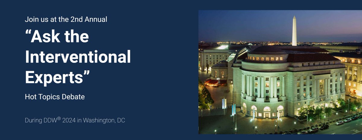 Join us at the 2nd Annual FITE Ask the Interventional Experts Hot Topics Debate During DDW® 2024 in Washington, DC on 18th When:Saturday, May 18, 6:30pm – 9:00pm during DDW in Washington, DC Where:Ronald Reagan Building & International Trade Center, us.fujimed.com/l/987802/2024-…
